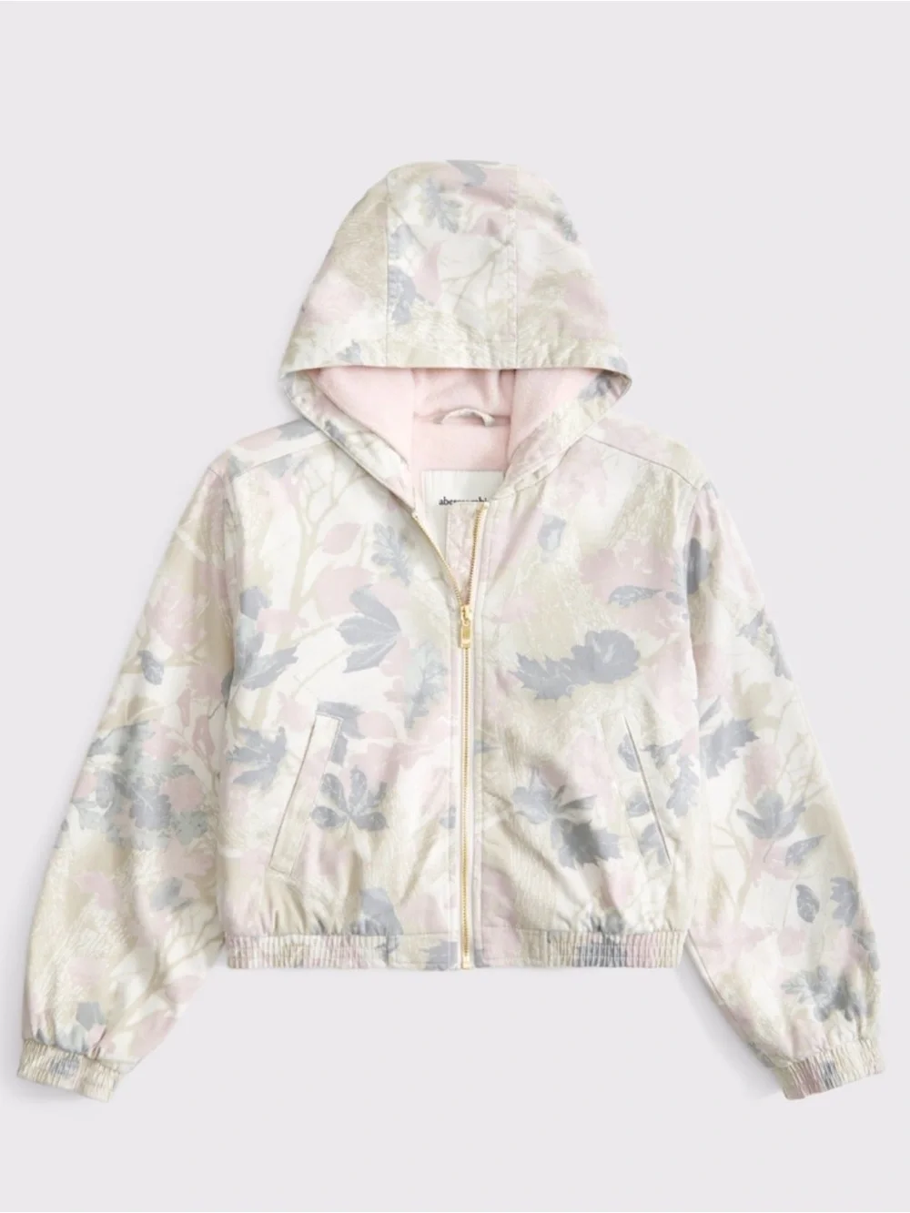 Abercrombie Kids Hooded Camo Workwear Jacket Size 11/12 LIKE NEW